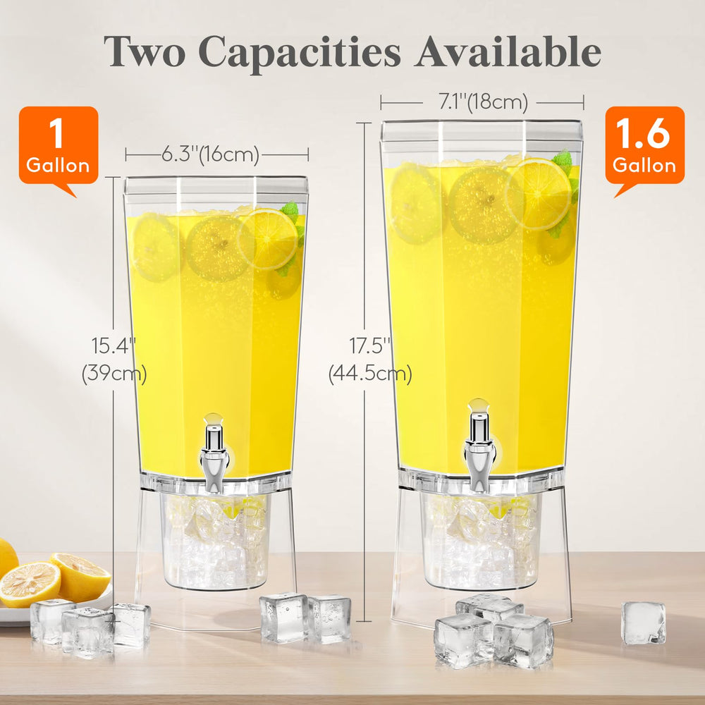 Lifewit ice-chamber removable-base keeps drinks cold during events.