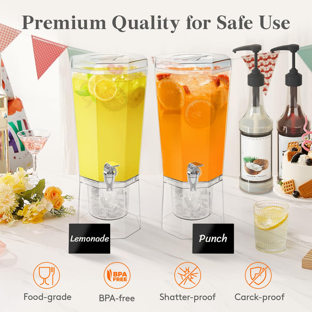 Lifewit stand with clear display highlights beverage availability for guests.