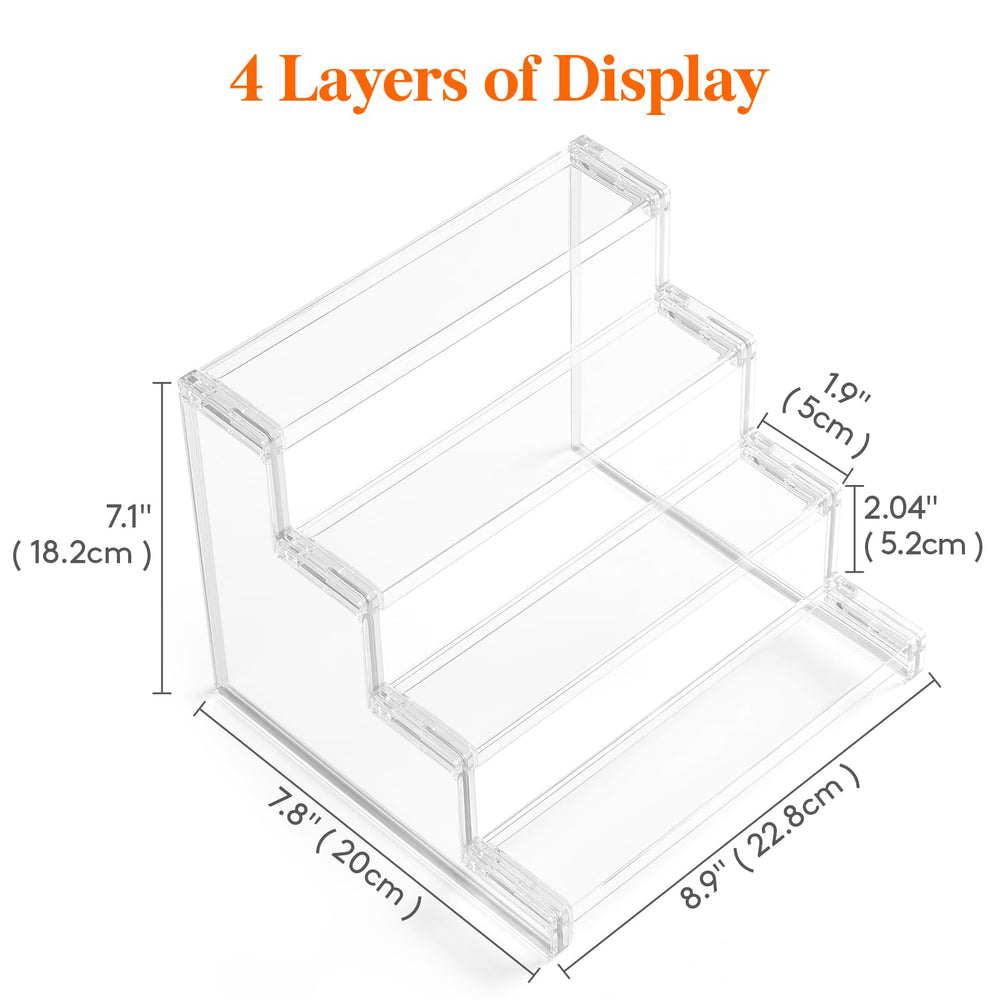 Lifewit transparent vanity riser keeps items visible and accessible