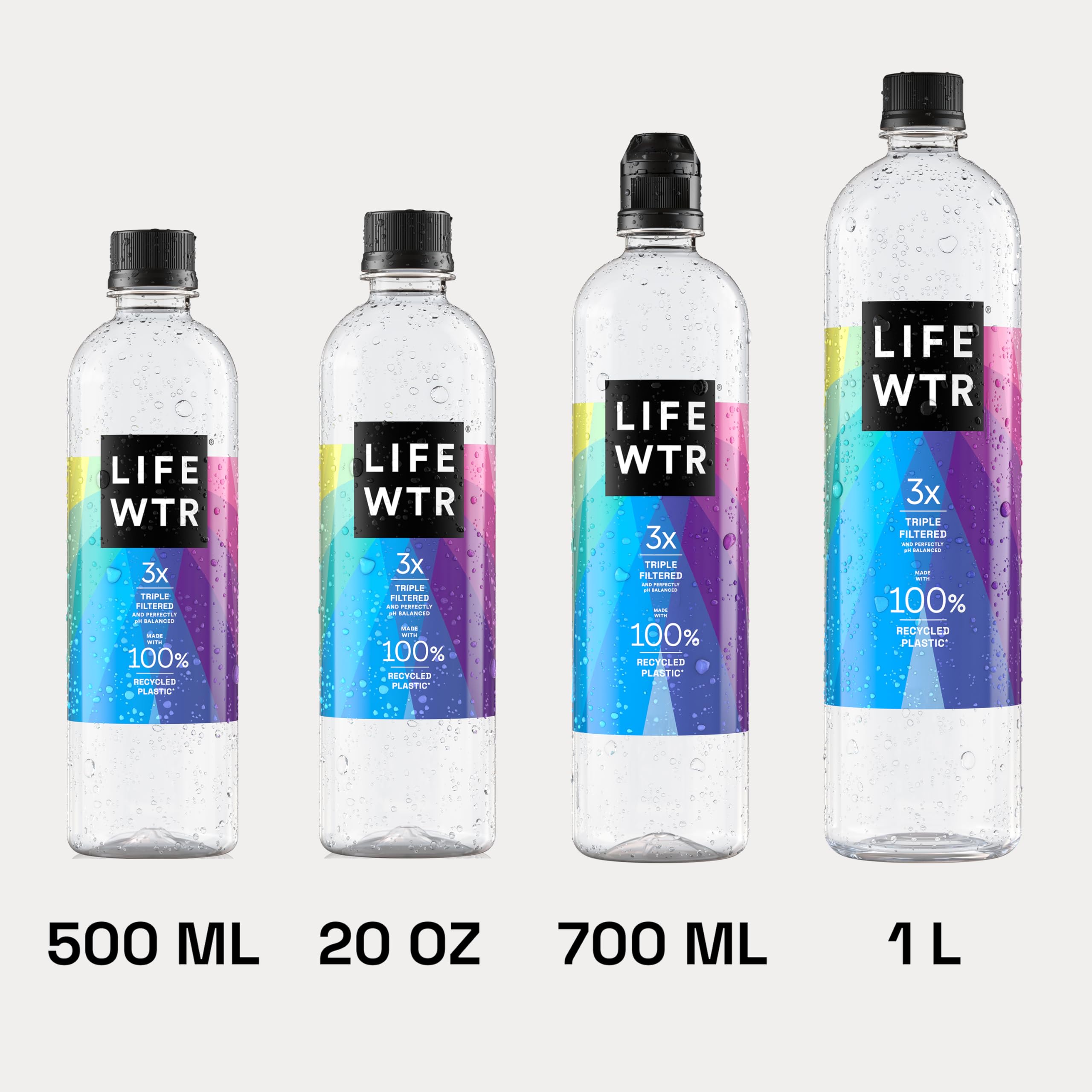 LIFEWTR close-up of electrolytes for taste suggesting a refreshing sip.