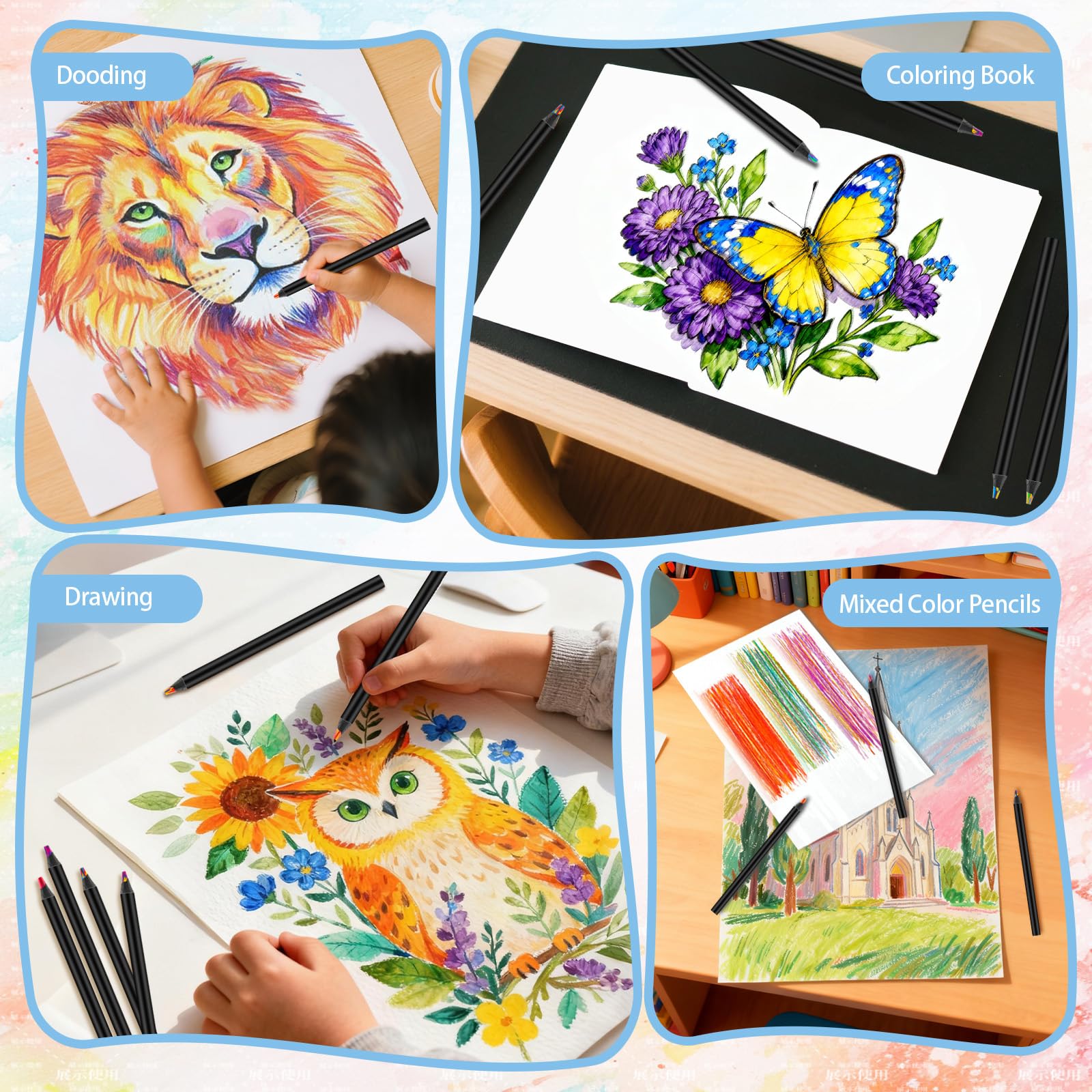LIGETON adult coloring pencils support mindful, relaxing art sessions
