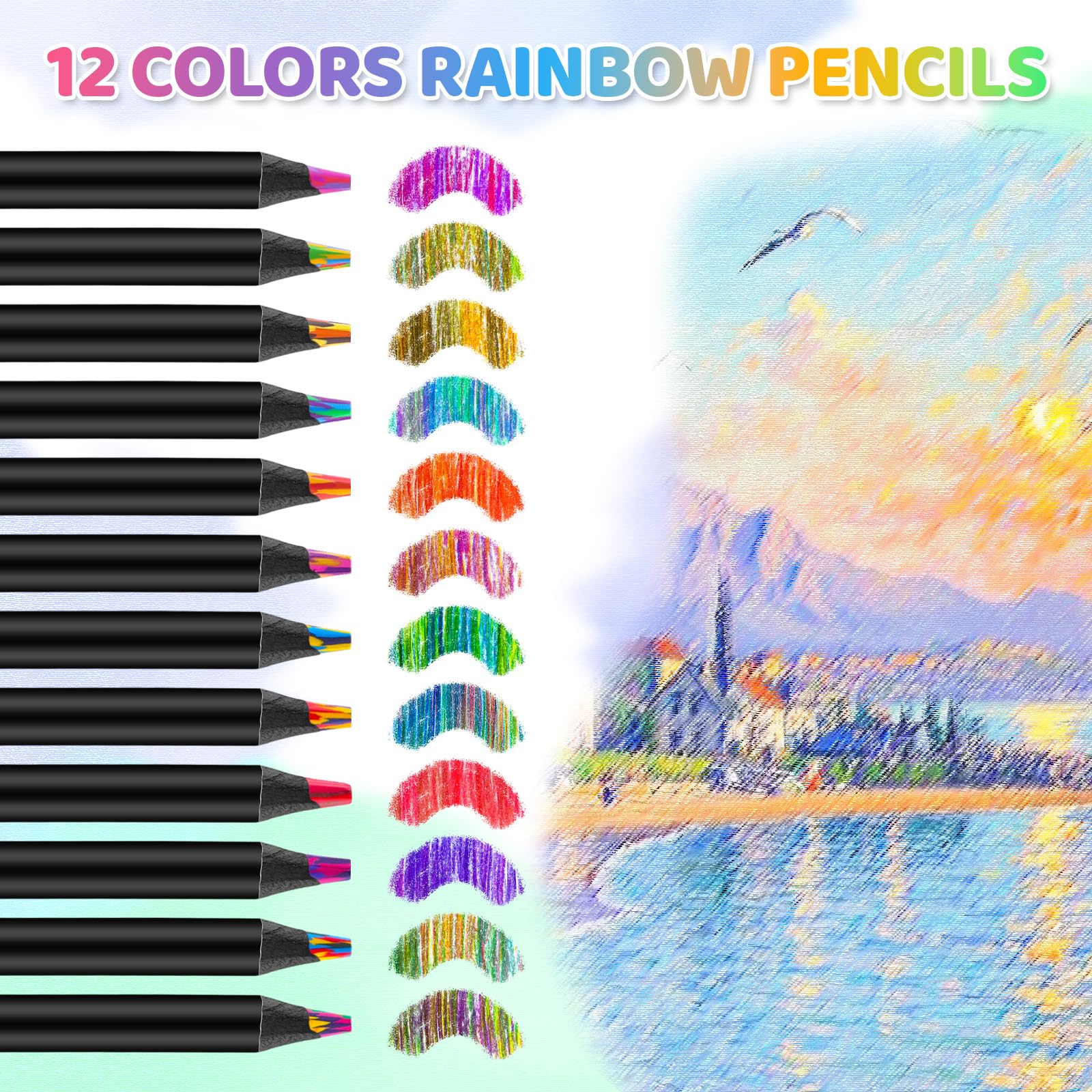 LIGETON easter gift pencils in a basket inspire teen art and play