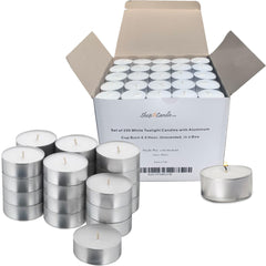 PARNOO tea light in a metal cup adds stable, spill-free ambiance for table settings