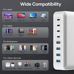 Lightning Ofertas 65W USB-C port powering a laptop quickly