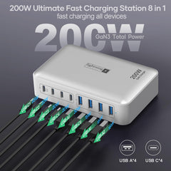 Lightning Ofertas GaN charger with flat plug for compact desk setup