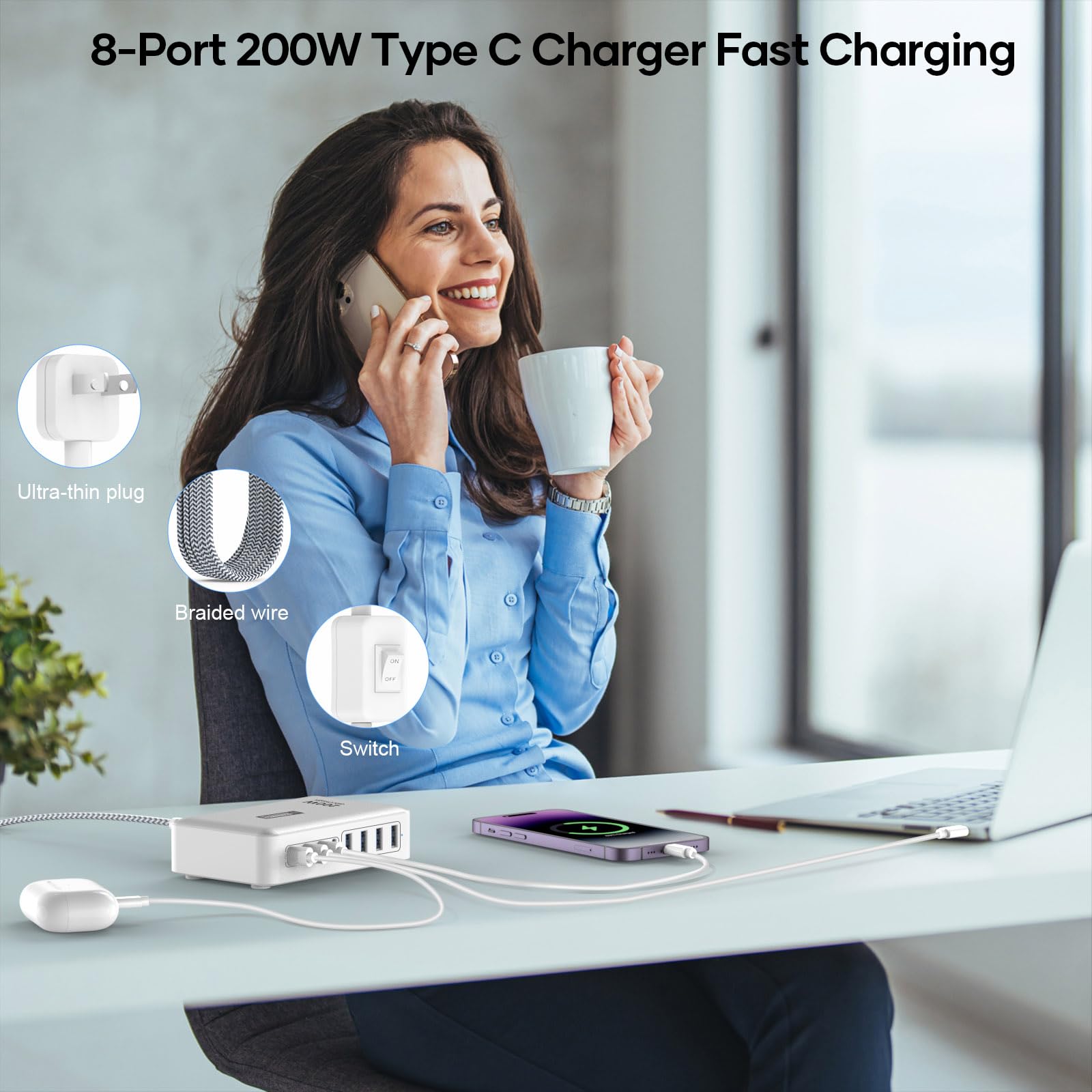 Lightning Ofertas universal compatibility with Apple and Samsung devices