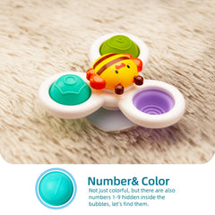 LiKee baby pressing bubbles to trigger visual and auditory responses