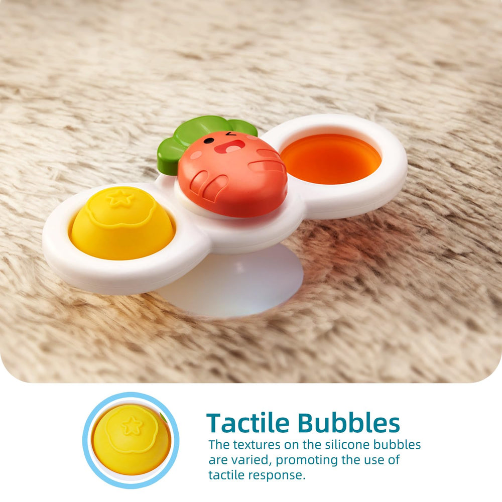 LiKee fidget toy on bathtub surface enabling window play and exploration
