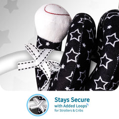 Soft cotton and PP materials provide gentle baby-safe touch