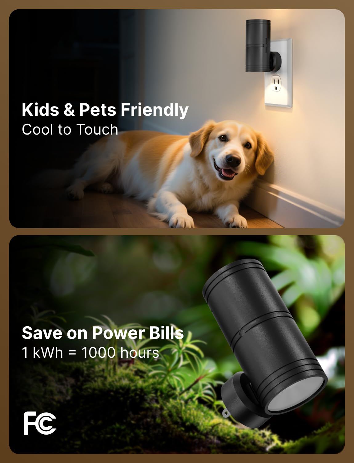 Likelgn bathroom night light, automatic sensor guides safe nighttime trips.