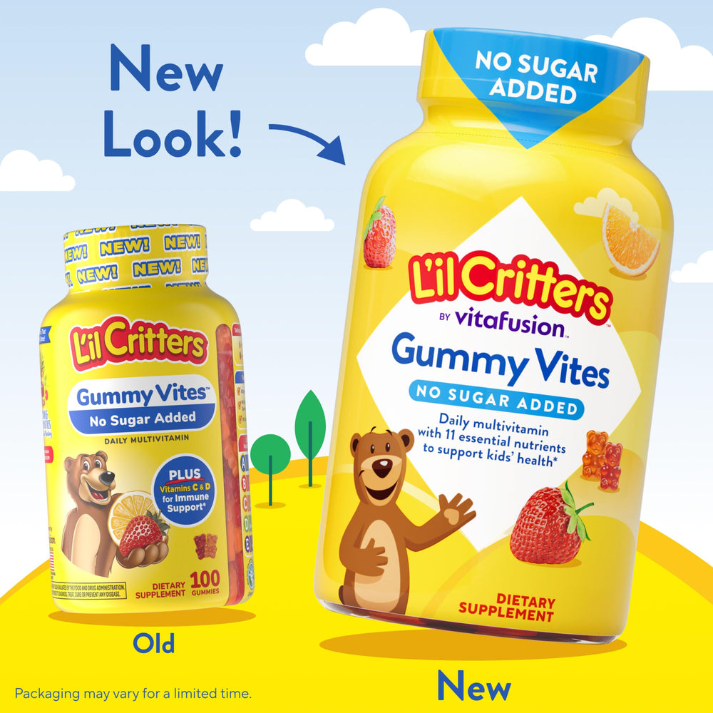 Lil Critters Gummy Vites orange flavor gummies brighten daily routine.