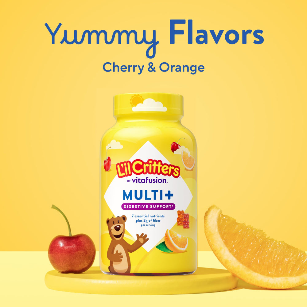 Lil Critters dairy-free and gluten-free gummies suit sensitive diets.