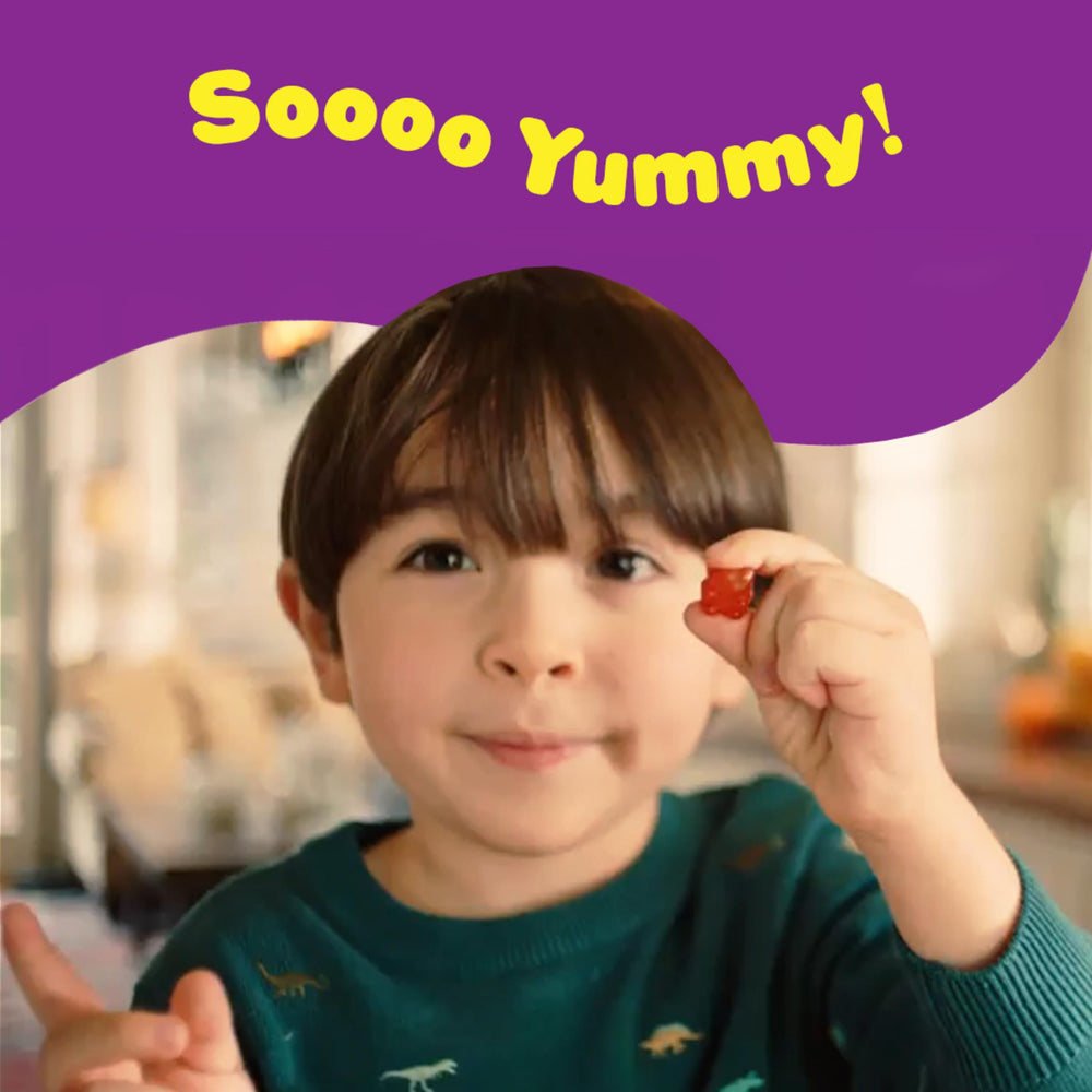 Gummy serving provides 3 grams of fiber to support daily intake.