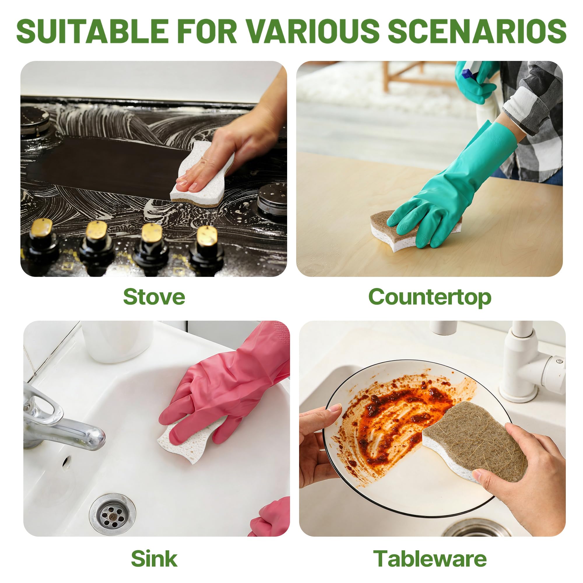 LILAC soft yet durable texture protects delicate china surfaces.