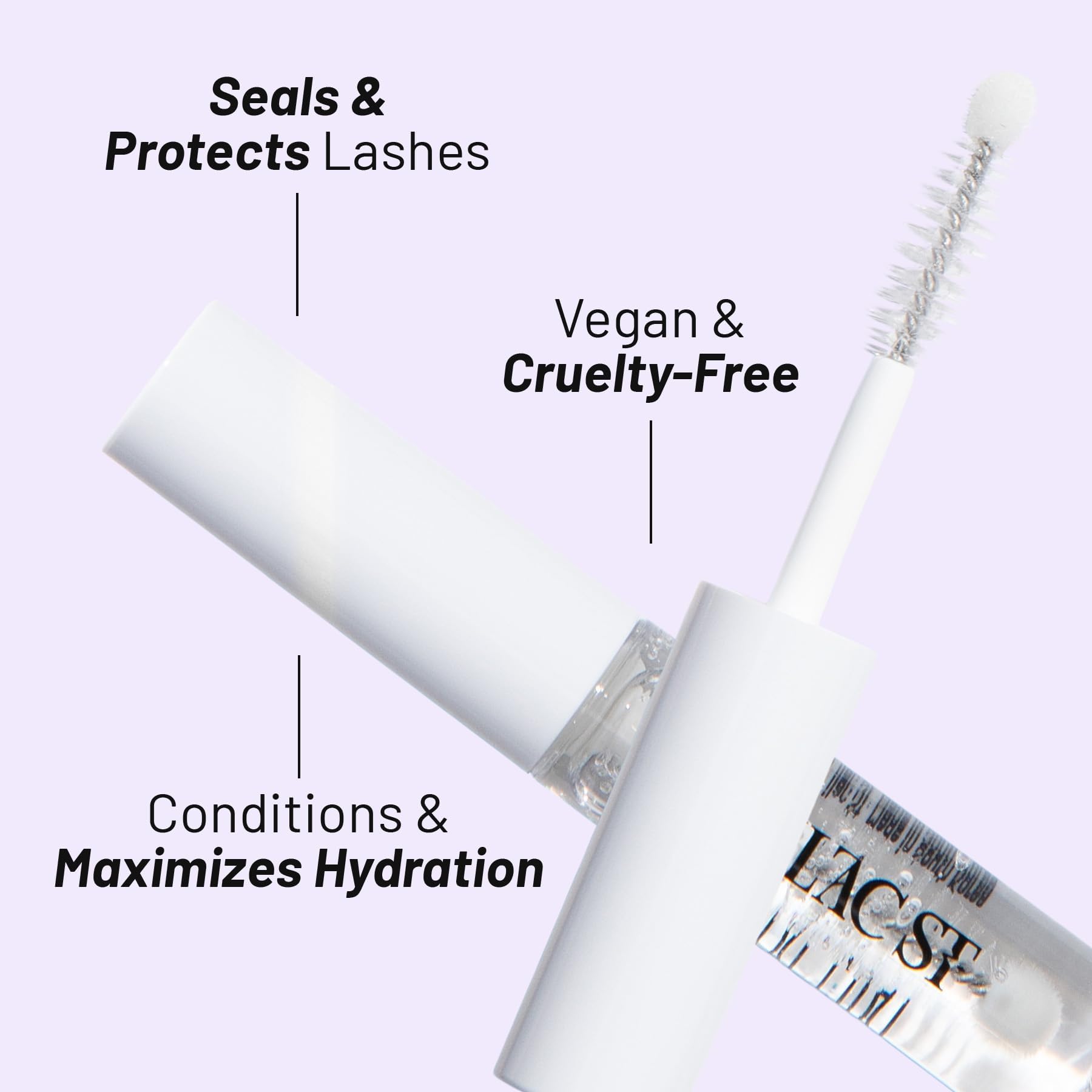 Lilac St Eternal Bond visual highlight of quick-dry formula for extended wear.