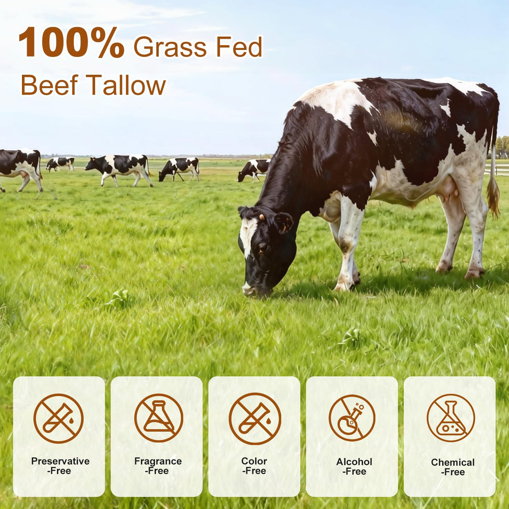 Lilei Beauty beef-tallow-balm-body-cream nourishes dry areas with a silky finish.