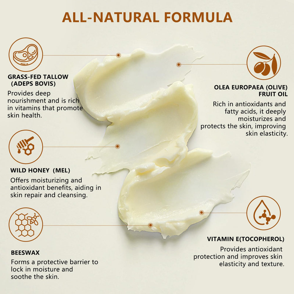 Lilei Beauty beef-tallow-honey-balm-unscented soothes and moisturizes without fragrance.