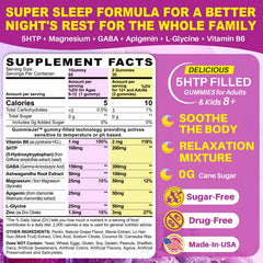 LILICARE 5HTP Gummies closeup: chewy texture and appealing fruit flavor.