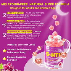LILICARE 5HTP Gummies kids-8plus pack: kid-friendly sleep support.