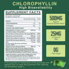 LILICARE Chlorophyll Gummies packaging front signals vitality and an easy daily supplement routine.