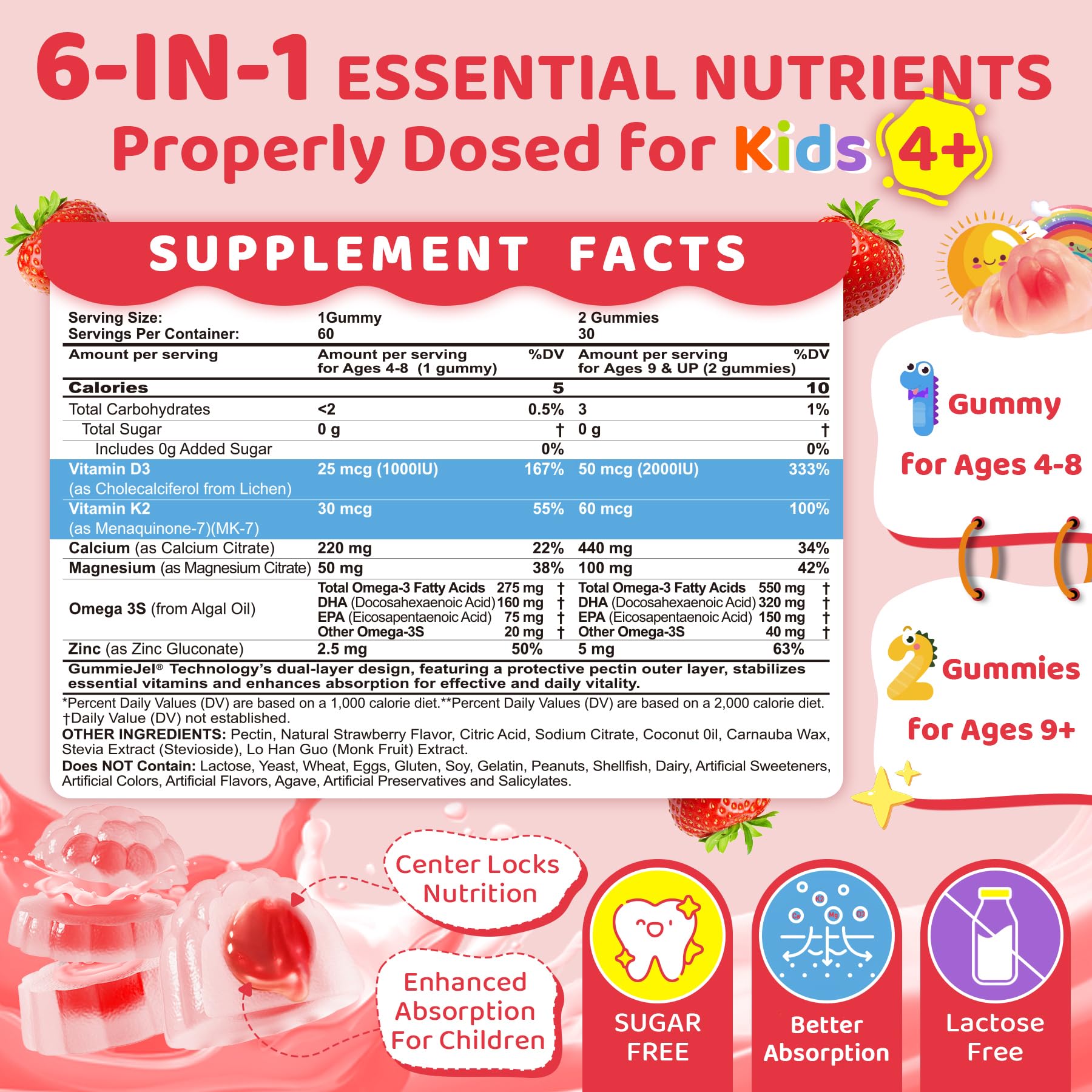 LILICARE gummies fruit flavor close-up highlighting taste and absorption