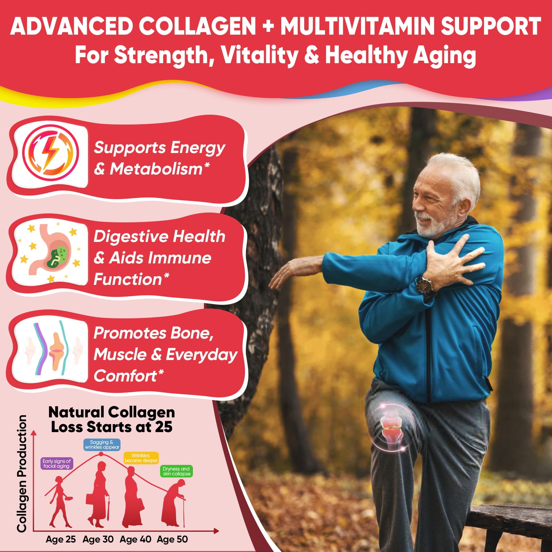 LILICARE immune and bone-support vitamins with D and zinc for daily wellness.