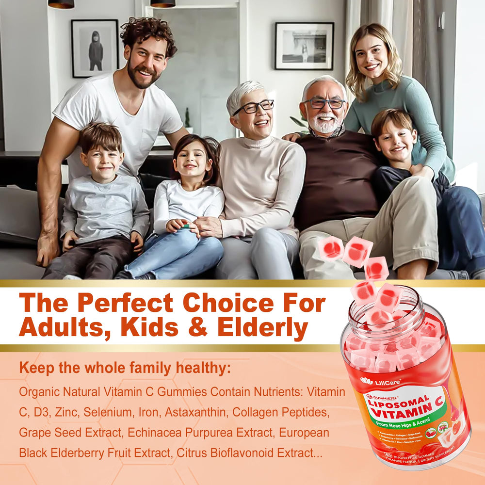 LILICARE freeze-dried technology preserves vitamin C stability in gummies.