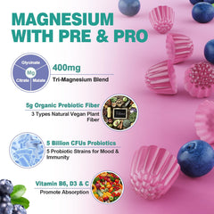 LILICARE packaging shows prebiotic and probiotic labels for gut health potential