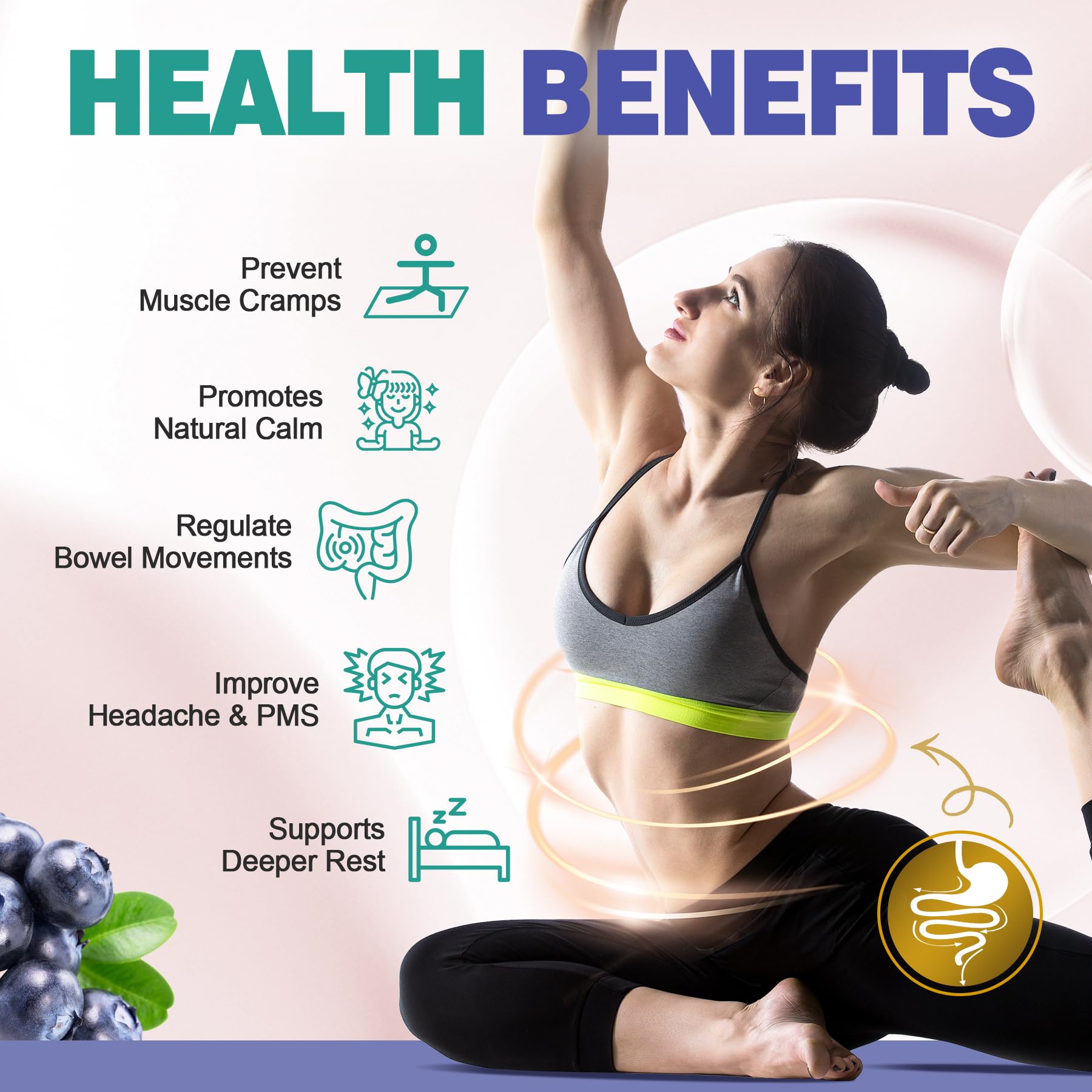 LILICARE vegan, sugar-free formula icons on the label