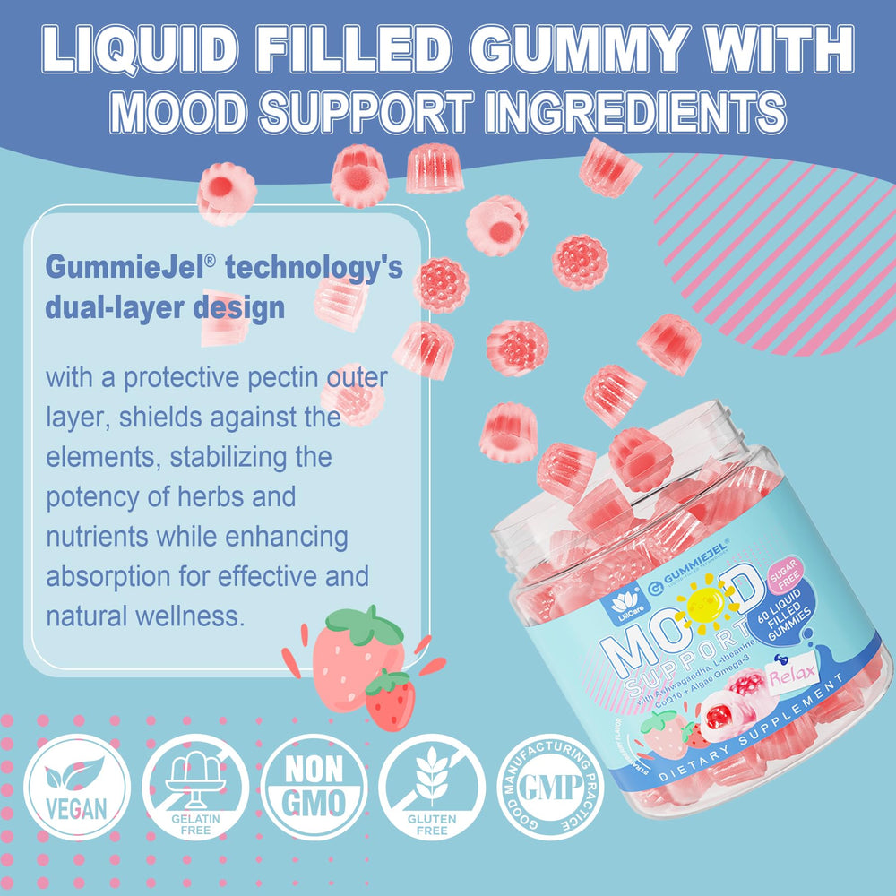 LILICARE omega-3 L-theanine CoQ10 ingredients panel signals mood-support nutrients