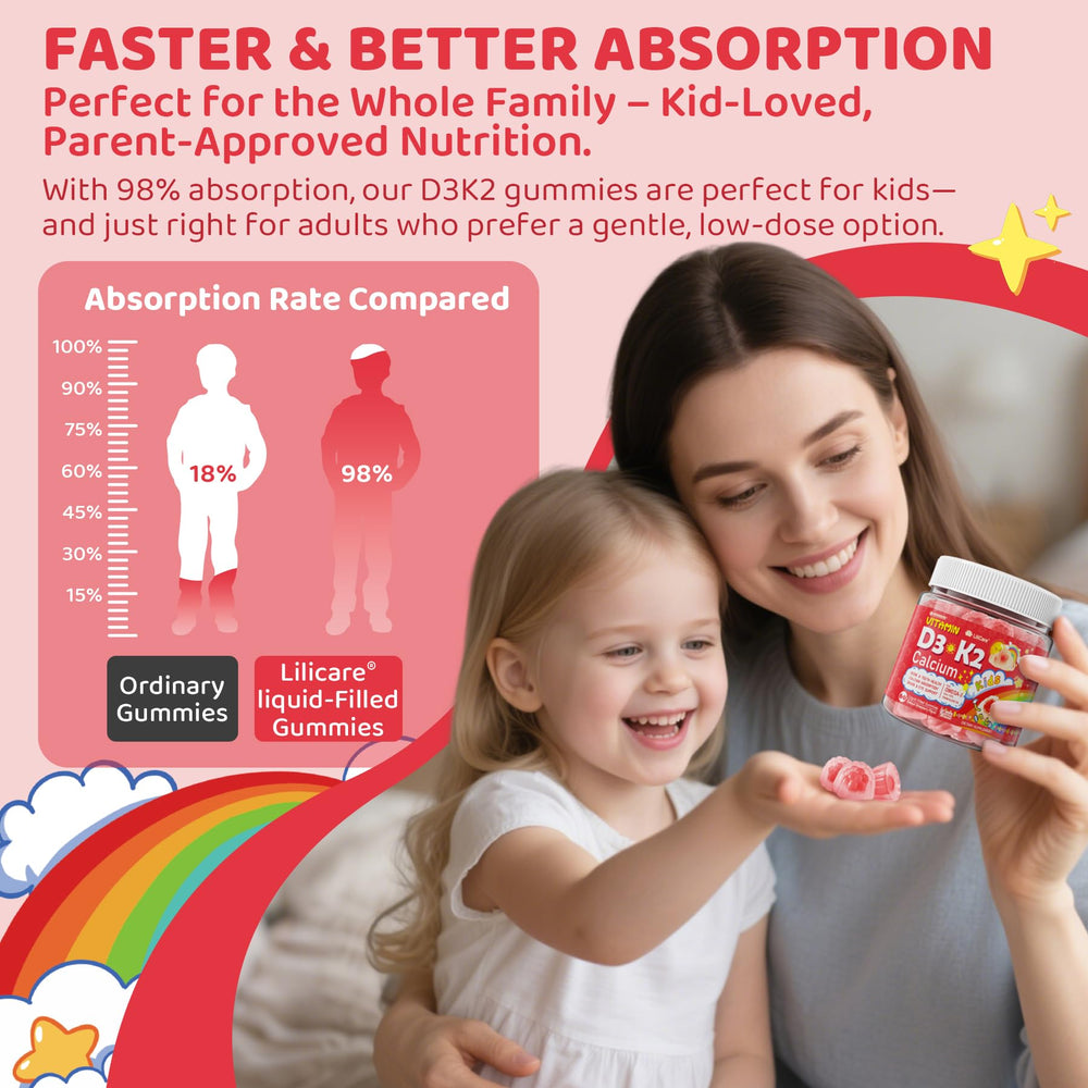 LILICARE sugar-free gummy sweetened with monk fruit and stevia