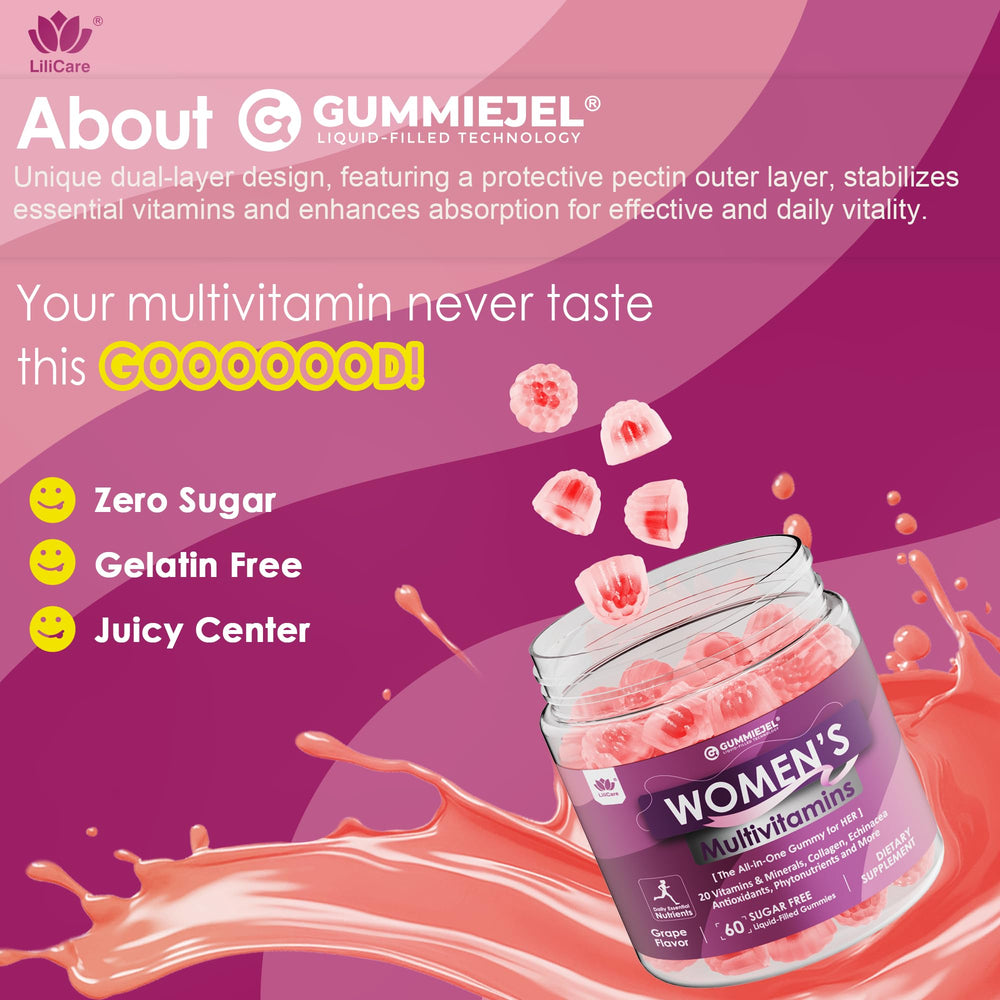 LILICARE sugar-free formula supports mindful snacking.