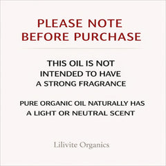 Amber bottle for LILIVITE ORGANICS Evening Primrose Oil preserves freshness.