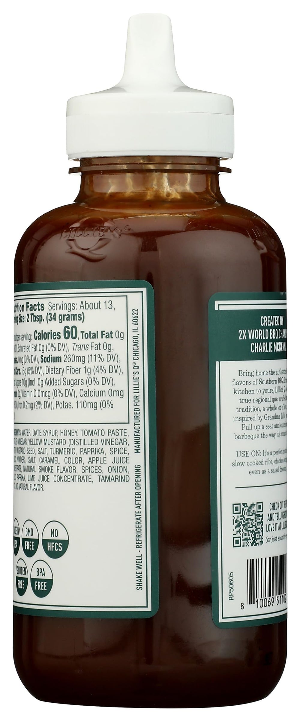 Lillie's Q Honey Barbeque Sauce for dipping, elevating snack platters.