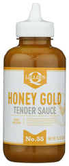 Lillie's Q Honey Gold Tender Sauce bottle for chicken tenders.
