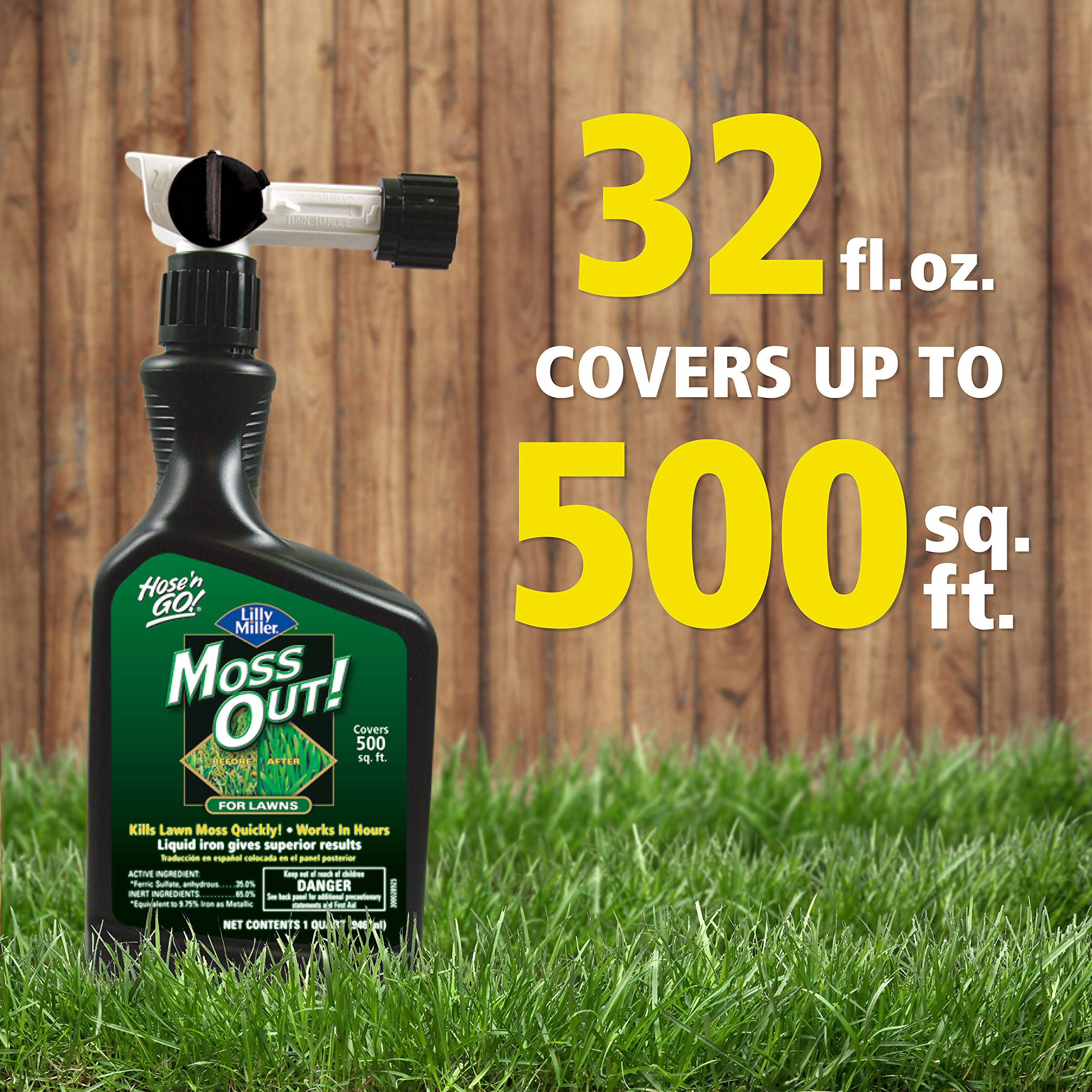 Easy hose-attached application makes lawn care simpler for busy homeowners.