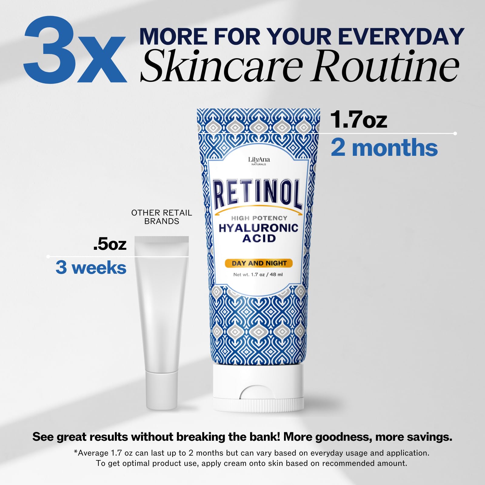 Ingredients panel highlights aloe, hyaluronic acid, vitamin E for nourishment.