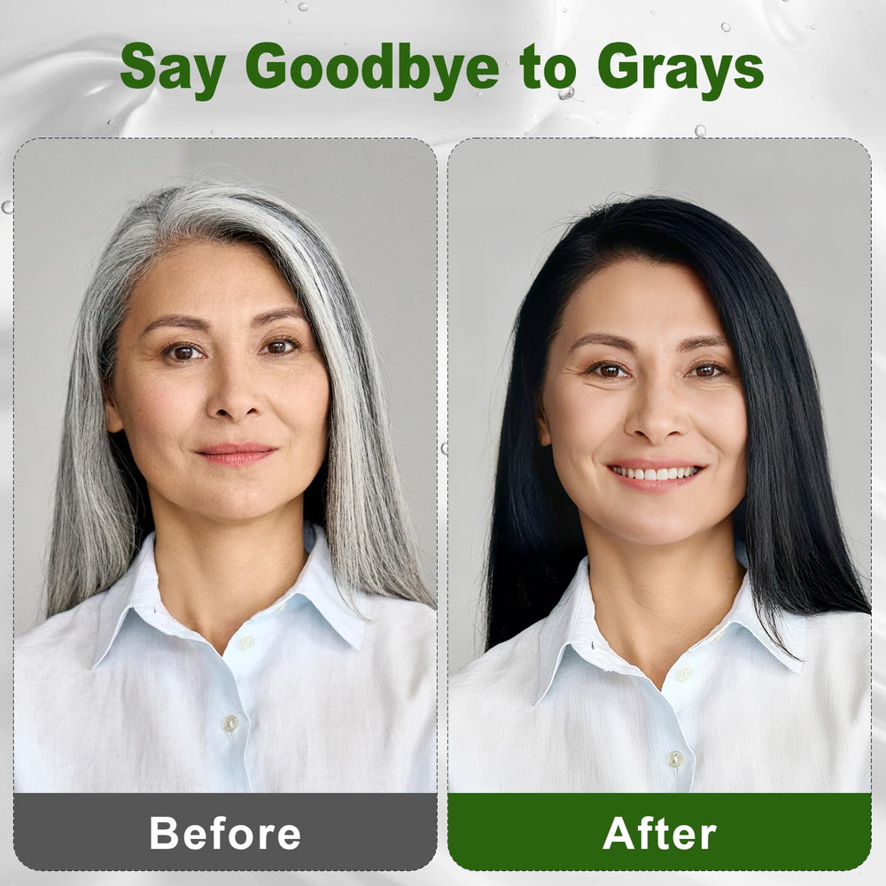 Limer Hair Dye Shampoo Natural Black pump for mess-free application