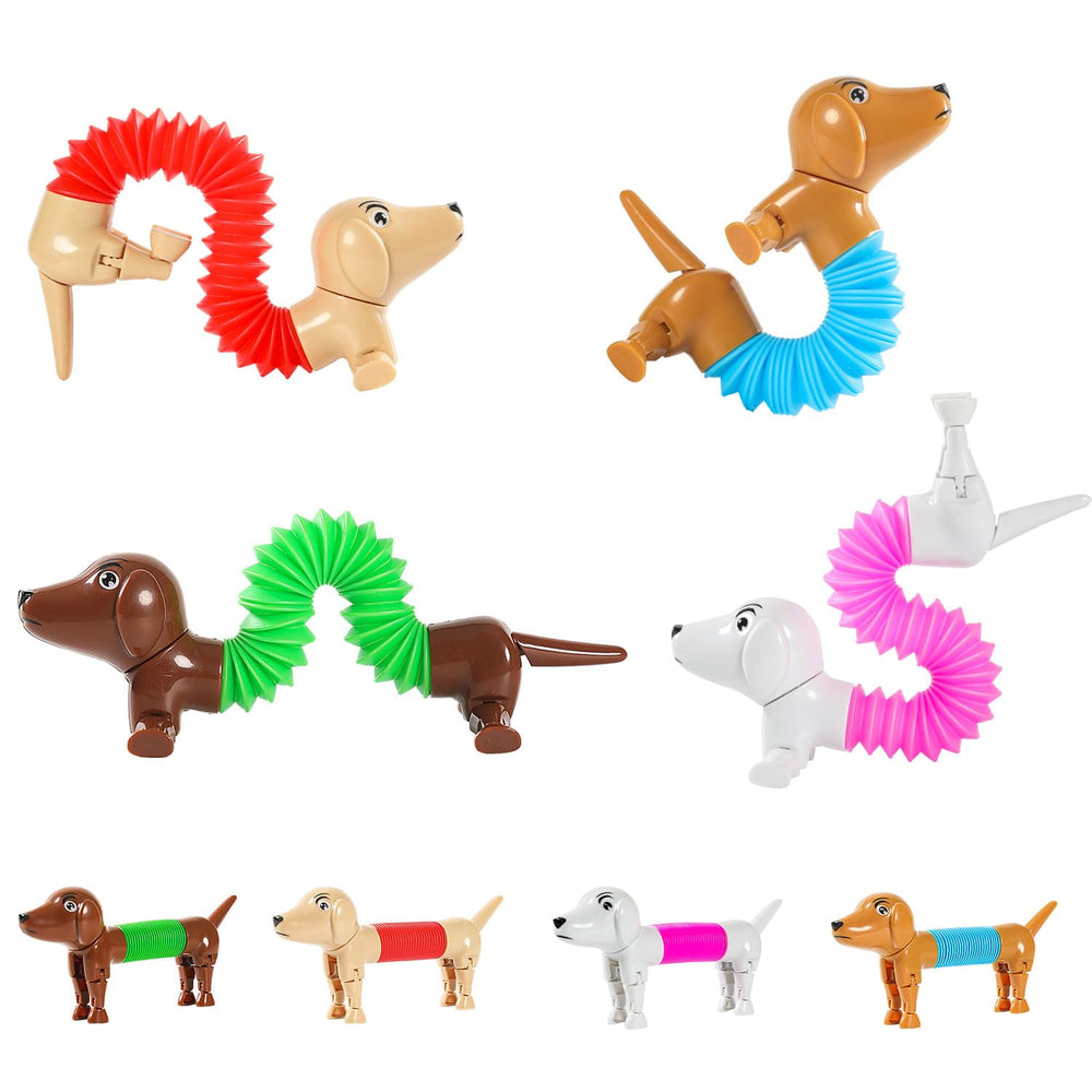 Limpskys dog pop tubes show head and tail rotation for versatility.