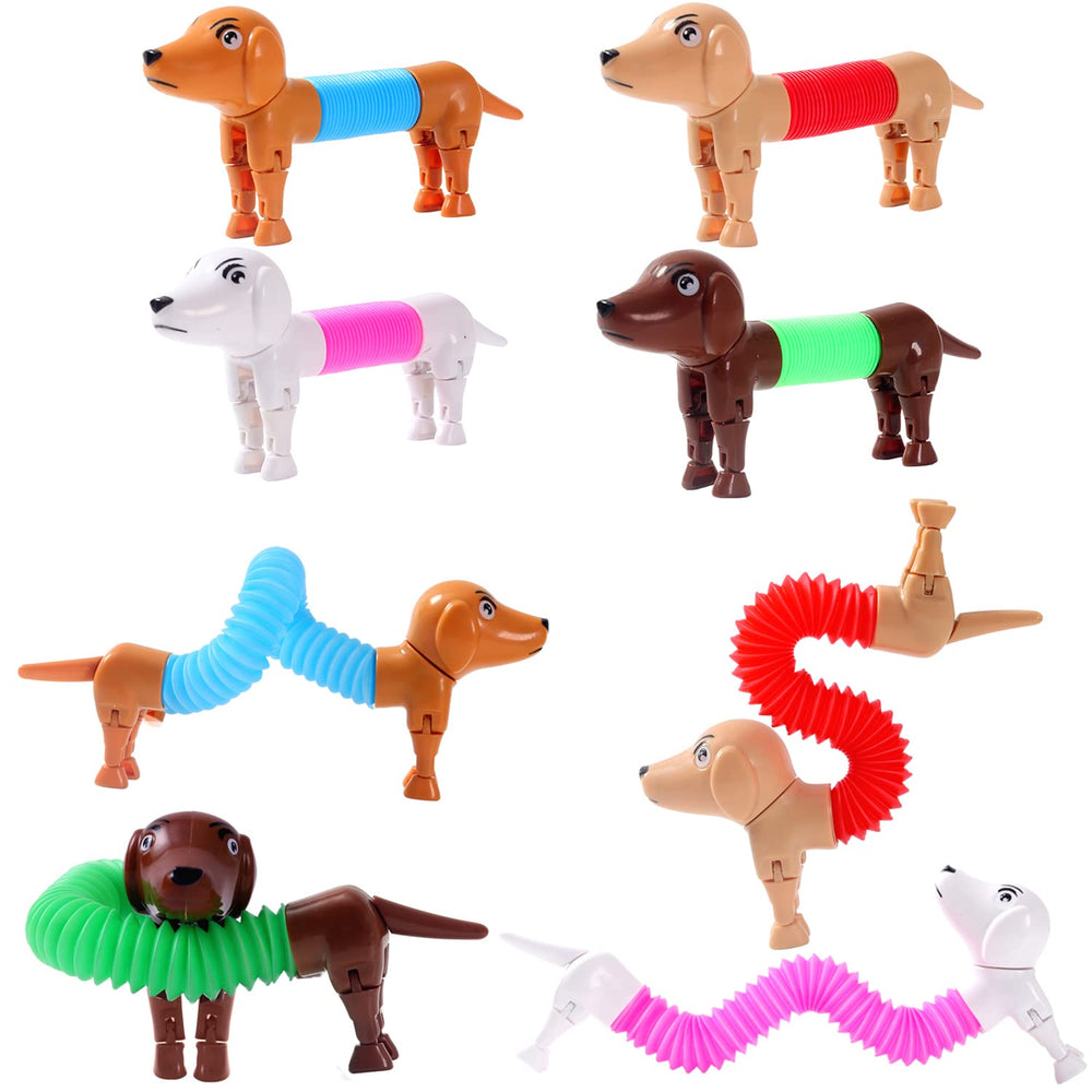 Limpskys dog pop tubes with a mechanical body for stable play.