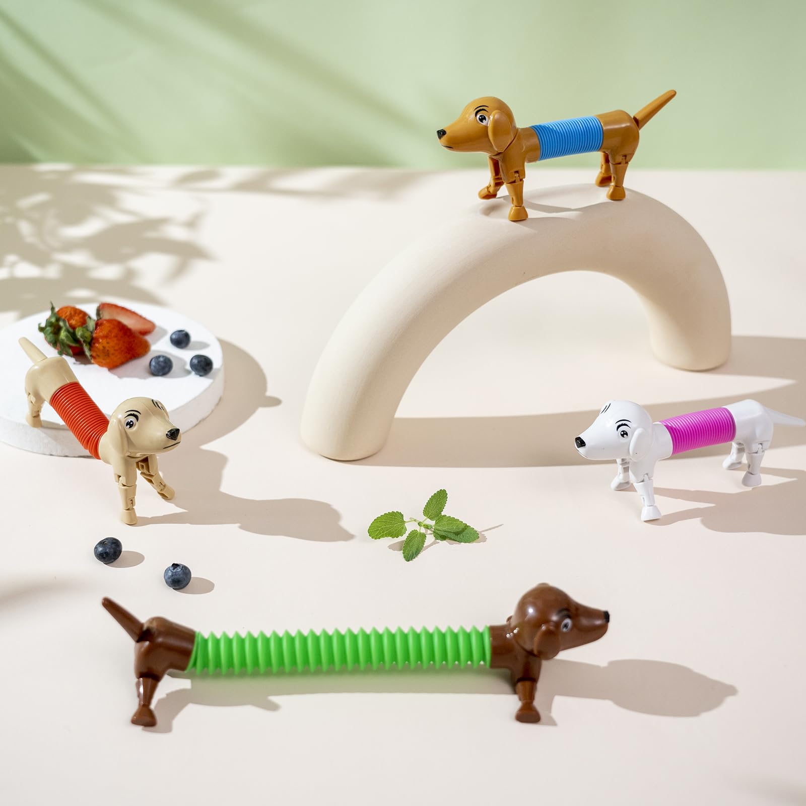 Limpskys dog pop tubes stretch and pop with crisp sounds.