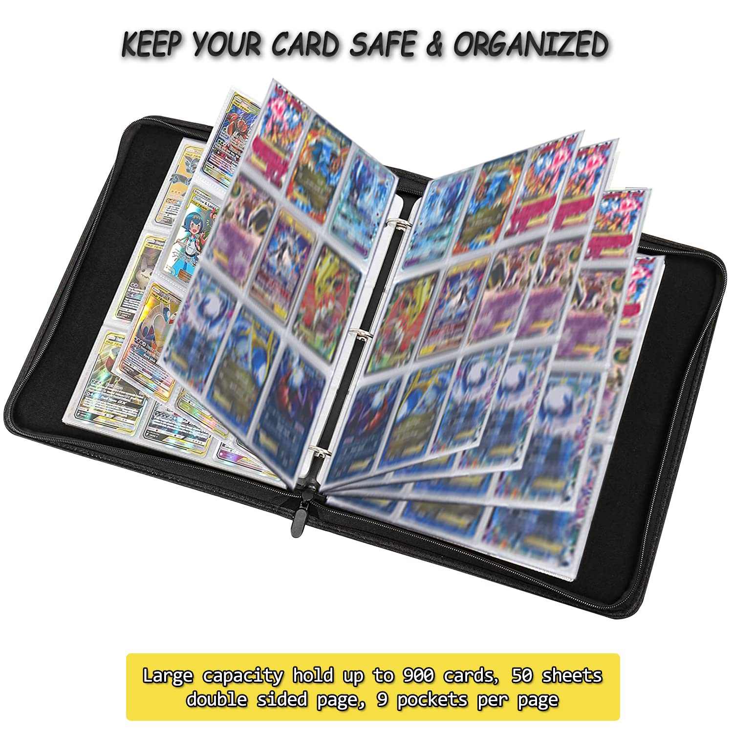 LIMSTDIC card collection organizer helps tidy large collections