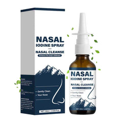 LIMYGOO Nutramd iodine nasal spray bottle for daily protection against dry air.