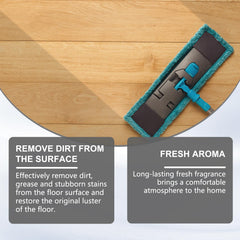 LINARTS Brazilian Wave Mop Soap dispense-foam demonstrates efficient foam for light stains