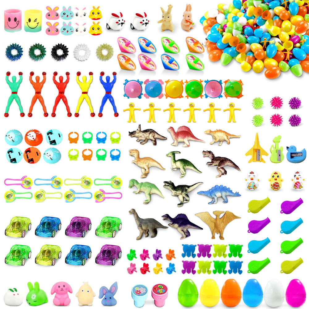 LINAYE 336pcs prefilled Easter eggs pack for a fun egg hunt and easy gifting.