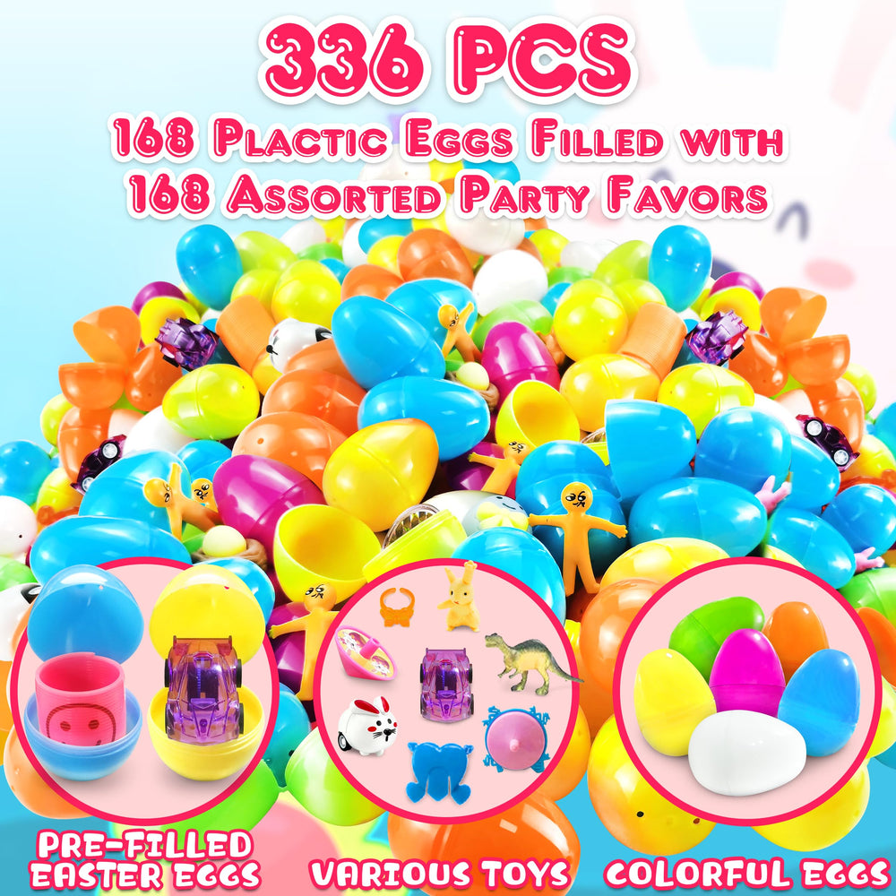 LINAYE prefilled eggs suit party favors and classroom rewards for festive occasions.