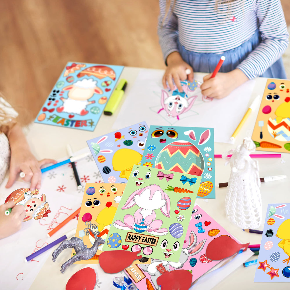 LINAYE Easter stickers chick - bright accents to personalize gifts and packages