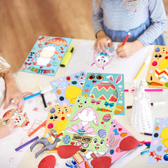 LINAYE Easter stickers chick - bright accents to personalize gifts and packages
