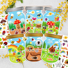LINAYE easy-peel kid stickers ideal for reusable adhesion