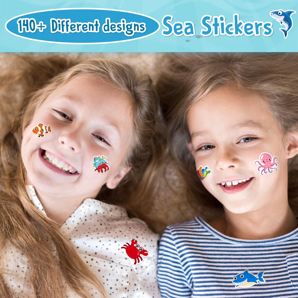 LINAYE ocean party decor thrives on gift wrap and greeting cards